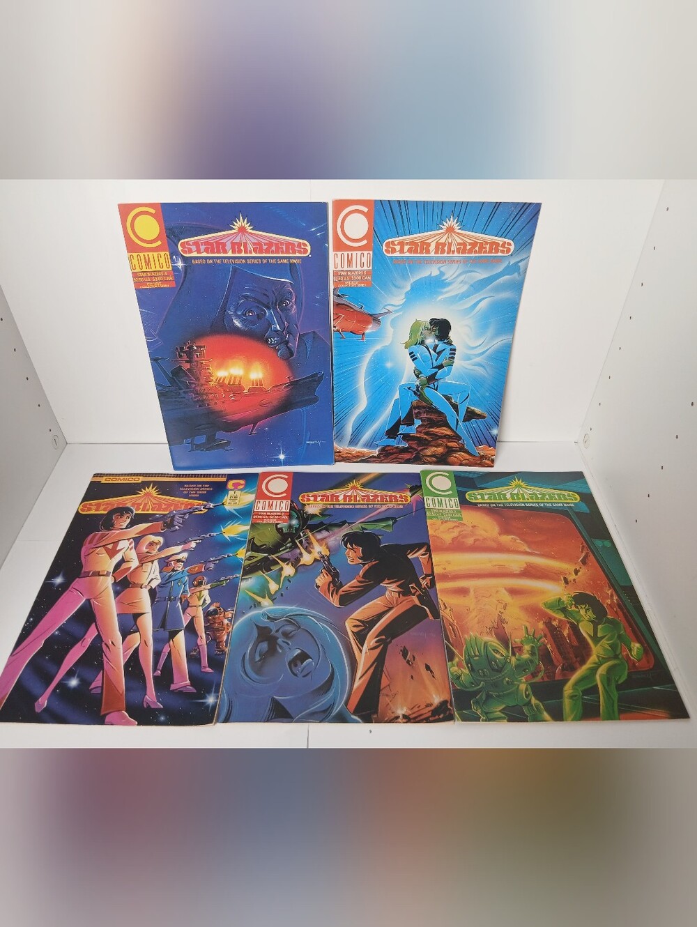 1989 Star Blazers 1-5 Comico Comics